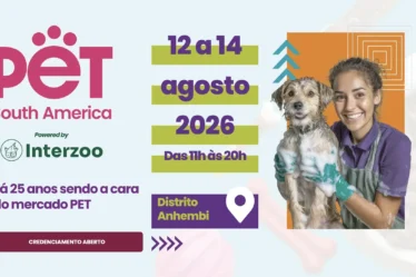 Pet South 2026, o evento ocorrerá em Agosto de 2026