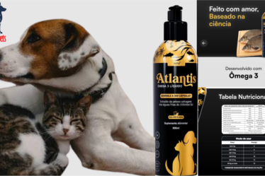 Ômega 3 Atlantis Líquido Avert Saúde e Brilho para Cães e Gatos